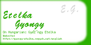 etelka gyongy business card